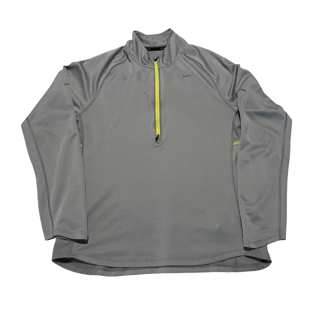Nike Dri-Fit 1/2 Zip Pullover Activewear *Stained*‎ Size Large 20 x 27.5
